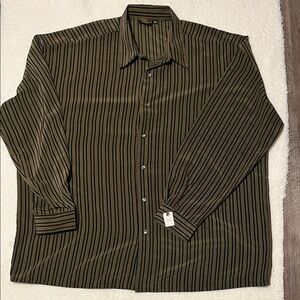 Stylish Striped Button-Down Shirt for Men